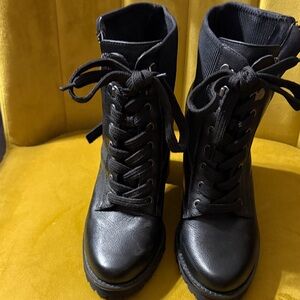 Gibson Latimer Black Combat Boots